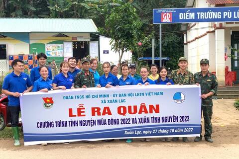 Đoàn Thanh niên xã Xuân Lạc: Ra quân Chương trình Tình nguyện mùa Đông 2022 và Xuân tình nguyện 2023